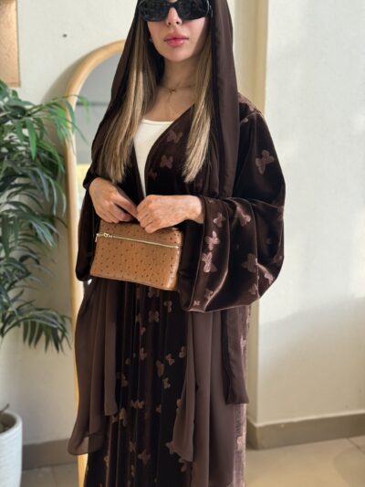 A111-velvet abaya